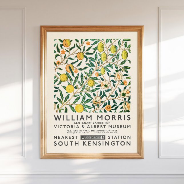Poster William Morris Fruta ou Pomegranate Lemons Tree (Criador carregado)