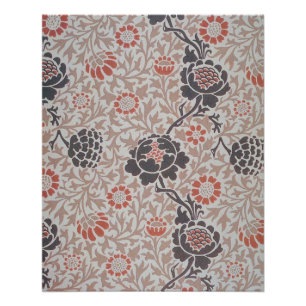Pôster William Morris Grafton Botanic Art Design