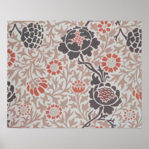 Pôster William Morris Grafton Botanic Art Design