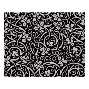 Pôster William Morris Grapevine Vine Leaf Patterno