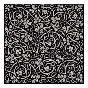 Pôster William Morris Grapevine Vine Leaf Patterno