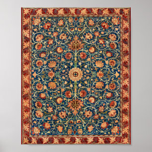 Poster William Morris Holland Park Carpet Pattern