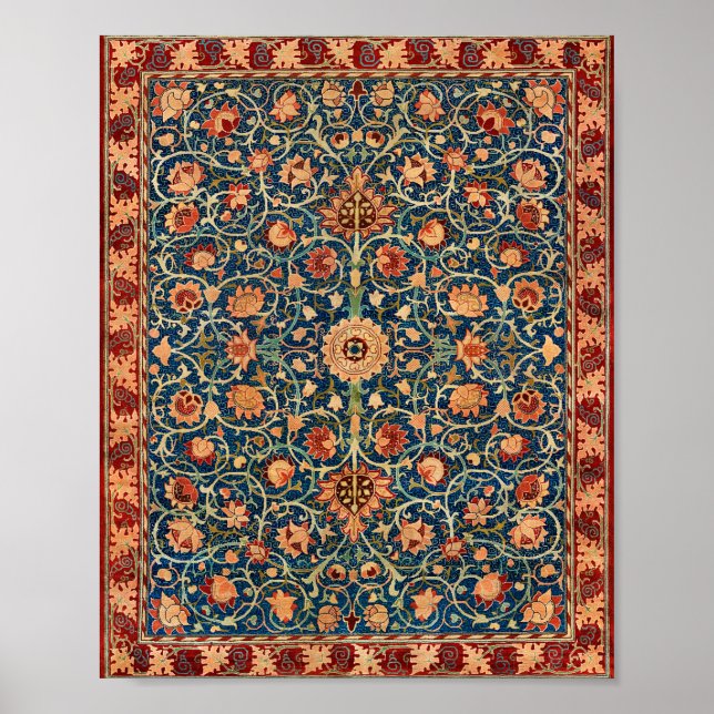 Poster William Morris Holland Park Carpet Pattern (Frente)