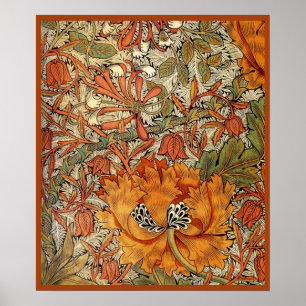 Pôster William Morris Honeysuckle