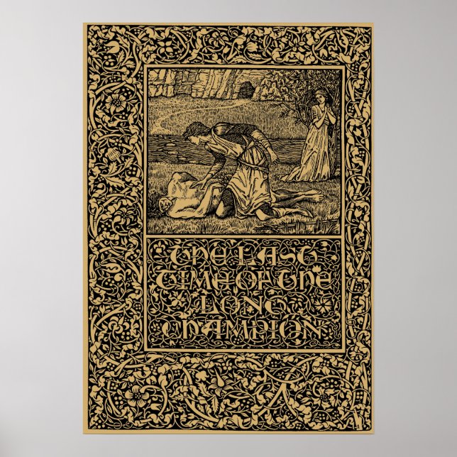Poster William Morris Kelmscott Press page 1896 (Frente)