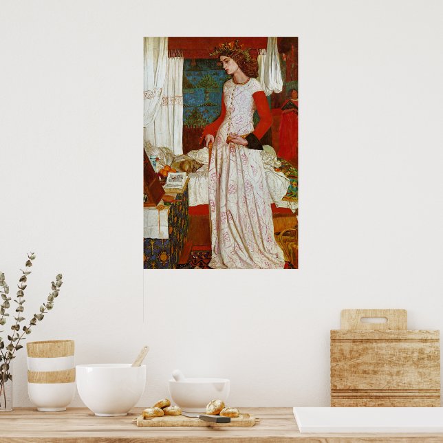 Poster William Morris-LaBelle Iseult (Cozinha)