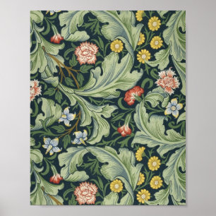 Poster William Morris Leicester Pattern