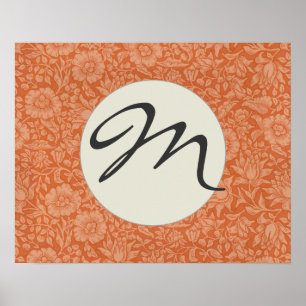 Pôster William Morris Mallow Floral Wallpaper Design