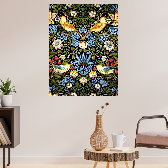 Poster William Morris, Morango Thief (Sala de Estar 3)