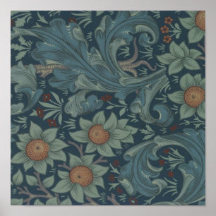 Pôster William Morris Orchard Pattern Wallpaper