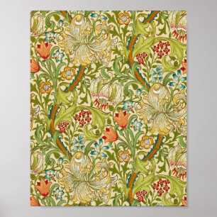 Poster William Morris Ouro Lily Vintage Pré-Raphaelite