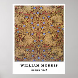 Poster William Morris Pimpernel