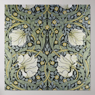 Poster William Morris - Pimpernel Pattern Design
