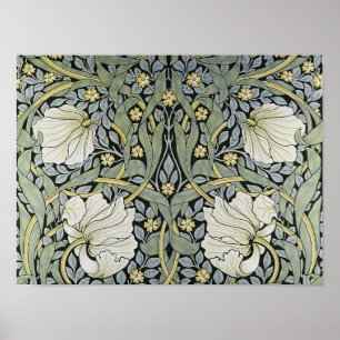 Poster William Morris - Pimpernel Pattern Design