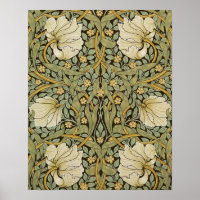 William Morris Pimpernel Vintage Pré-Raphaelite