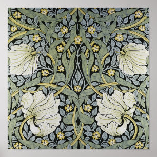 Poster William Morris - Pimpernel Wallpaper Design