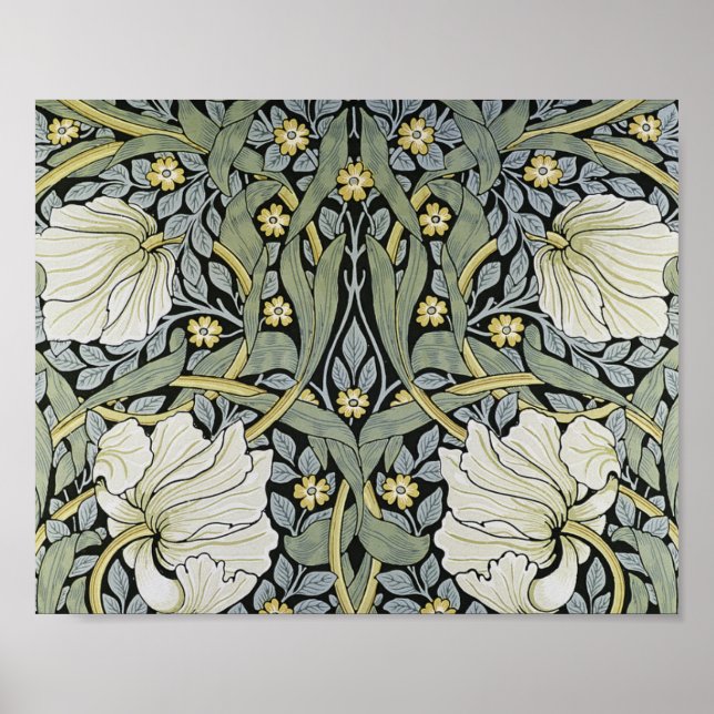 Poster William Morris - Pimpernel Wallpaper Design (Frente)
