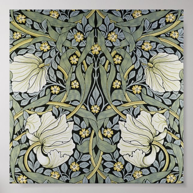 Poster William Morris - Pimpernel Wallpaper Design (Frente)