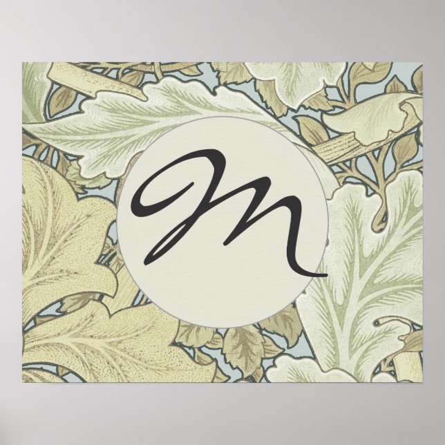 Pôster William Morris Rua James Acanthus Wallpaper (Frente)