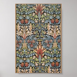 Poster William Morris Snakeshead Impresso Têxtil