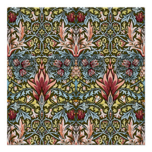 Pôster William Morris Snakeshead Padrão Floral