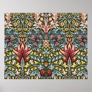 Poster William Morris Snakeshead Padrão Floral