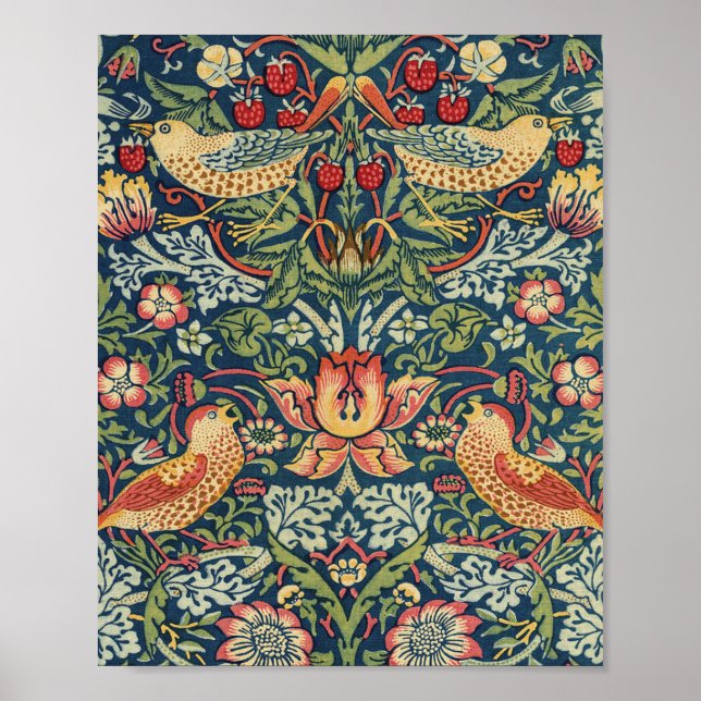 Poster William Morris Strawberry Thef - Versão restaurada (Frente)