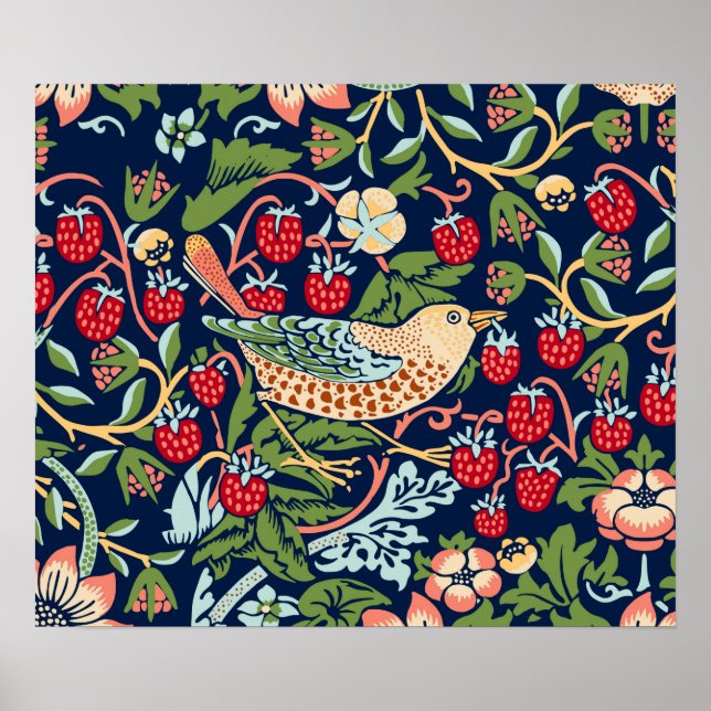 Poster William Morris Strawberry Thief (Frente)
