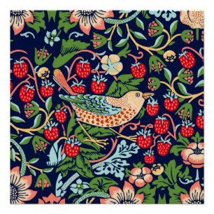 Pôster William Morris Strawberry Thief