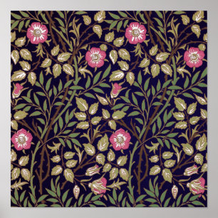 Poster William Morris Sweet Briar Floral Art Nouveau