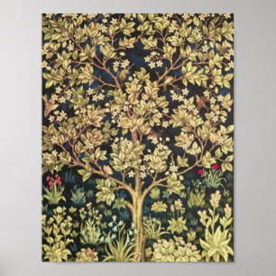 Pôster William Morris Tree Of Life Vintage Pre-Raphaelite