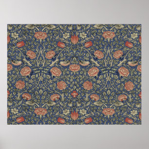 Poster william morris tudor rosa