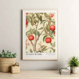 Poster William Morris Vintage Apples e Blossomas