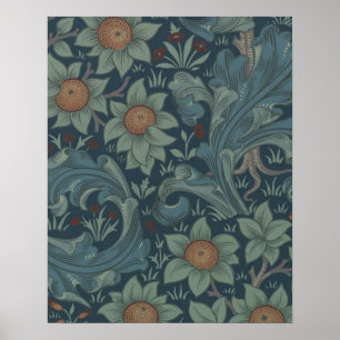 Poster William Morris Vintage Orchard Floral Design