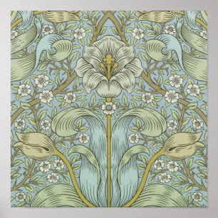 Poster William Morris Vintage Primavera thicket Desig Flo