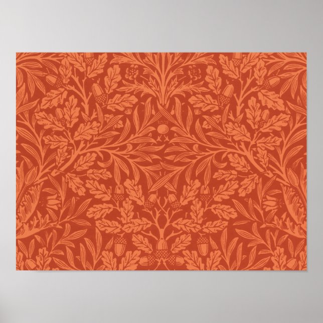 Poster william morris wallpaper bolota e carvalho (Frente)