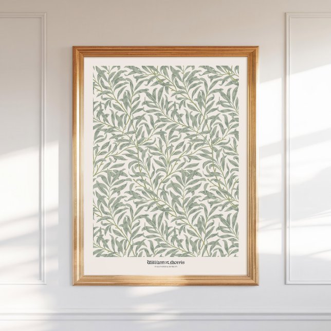Poster William Morris Willow Bough Art Exhibtion Impressã (Criador carregado)