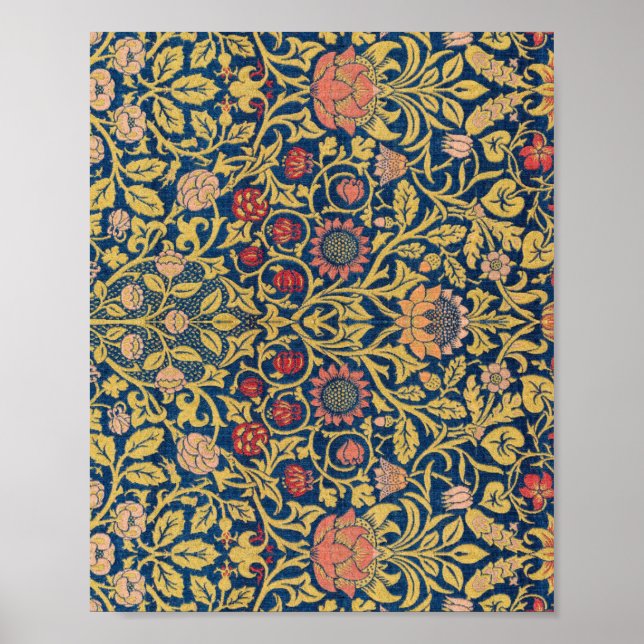 Poster William Morris's Violet e Columbine famosos (Frente)