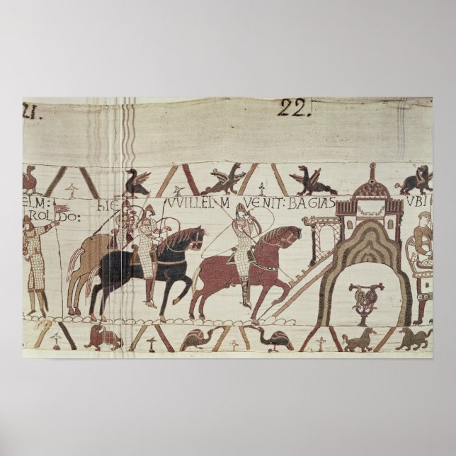 Pôster William o Conquistador chega em Bayeux (Frente)