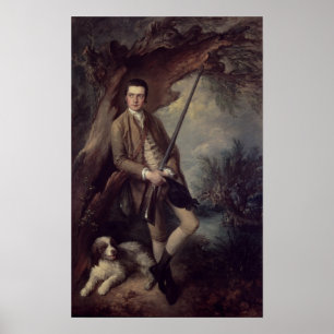 Pôster William Poyntz de Midgham e seu perseguem o âmbar