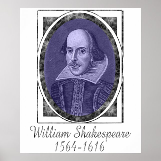 Poster William Shakespeare (Frente)