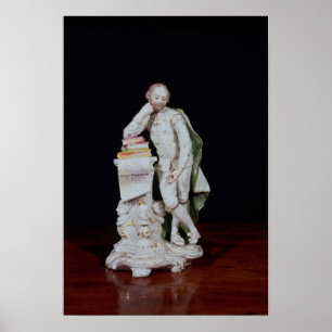 Poster William Shakespeare, based on the monument
