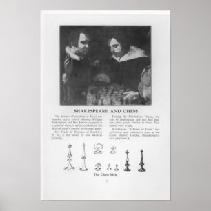 Pôster William Shakespeare e Ben Jonson