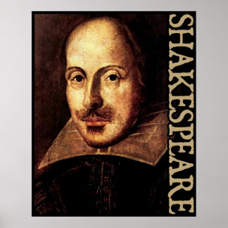 Pôster William Shakespeare Portrait