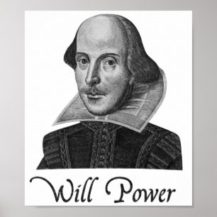 Poster William Shakespeare Will Power