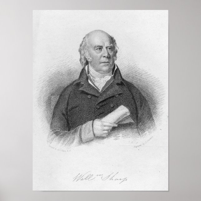 Pôster William Sharp, engraved by J. Thomson (Frente)