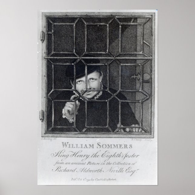 Poster William Sommers, engraved by R. Clamp, 1794 (Frente)