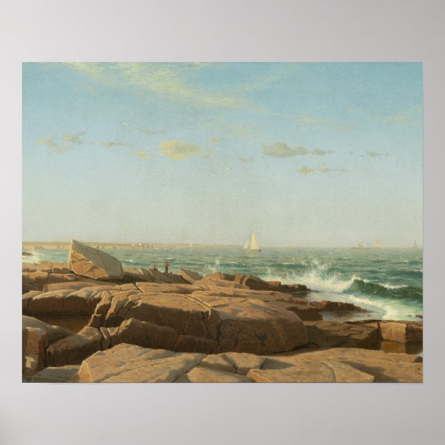 Poster William Stanley Haseltine - Baía de Narragansett (Frente)
