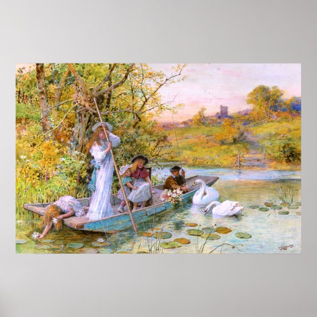 Pôster William Stephen Coleman sobre o Barco (Frente)