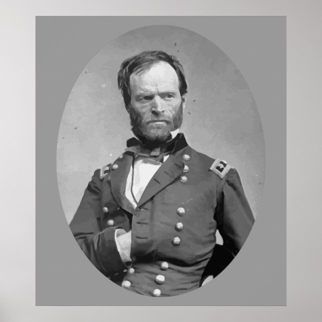 Pôster William Tecumseh Sherman (Frente)